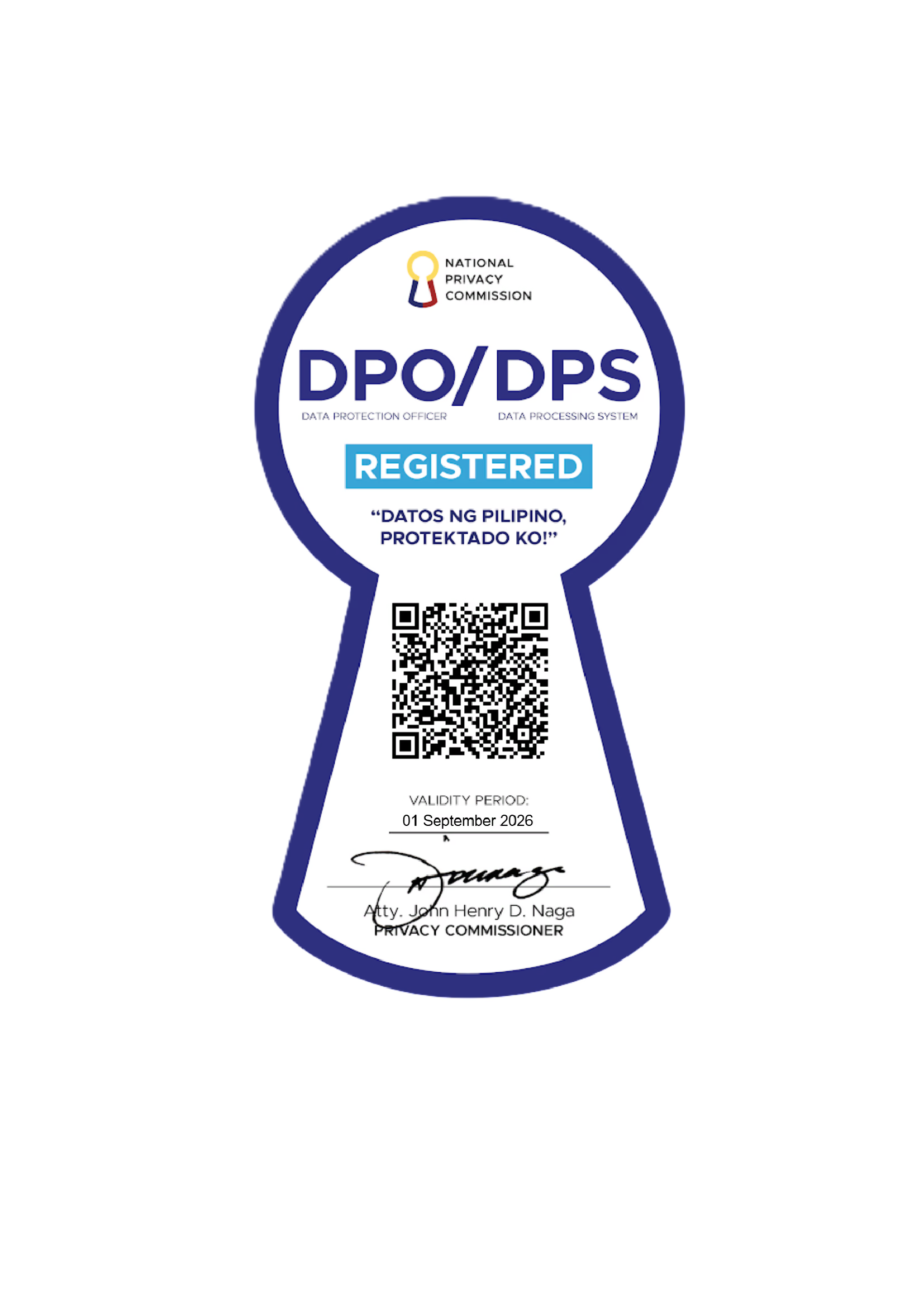 NPC seal of registration